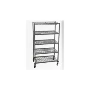 Chariot d'égoutage plateaux , inox , 1000 X 585 X 1805 mm