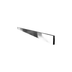 BARRE LISSE, INOX 304 POLI 3 FACES, longeur : 1000 mm, section : 30 x 6