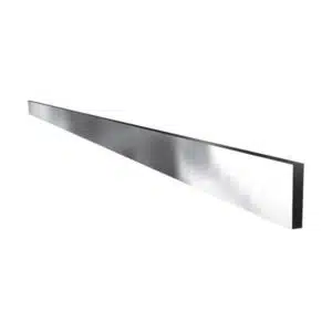 BARRE LISSE, INOX 304 POLI 4 FACES, longeur : 1000 mm, section :30 x 6