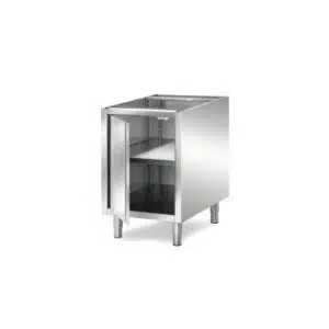 Meuble boulanger - patissier, inox AISI 304, 1 porte et 1 étagère, longueur 540 mm