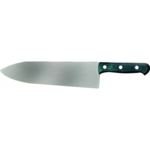 Couteau à abattre, couleur manche ABS noire, longueur : 300 mm