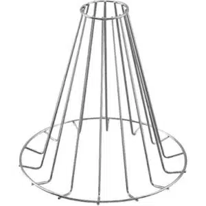 Pyramide à boudin , inox , ø 280 x ø 80 x H 325 mm