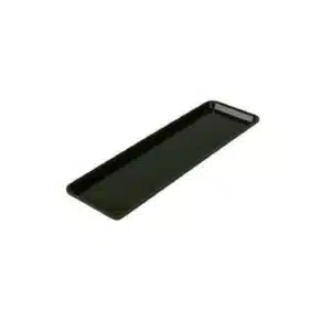 Plat plexi noir rectangulaire GN2/4 , 530 x 162 x 17 mm