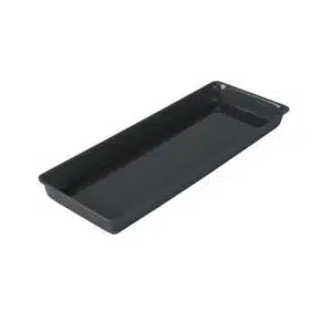 Plat plexi noir rectangulaire GN3/7 , 530 x 200 x 17 mm