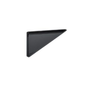 Plat plexi noir triangle , 270/270 x 365 x 17 mm