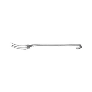 Fourchette de cuisine monobloc 3 dents inox , L- 470 mm