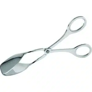 Pince cuisine à tarte, inox , L- 180 mm