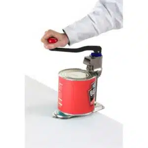 Ouvre boite manuel professionnel en inox, longueur 600 mm
