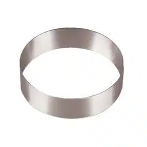 Cercle à mousse inox, haureur 45 mm