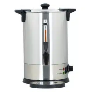 Distributeur d'eau chaude professionnel 6.8 L, en inox