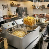 Friteuse Électrique Professionnelle à 2 Paniers