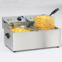 Friteuse électrique 2 x 4 litres