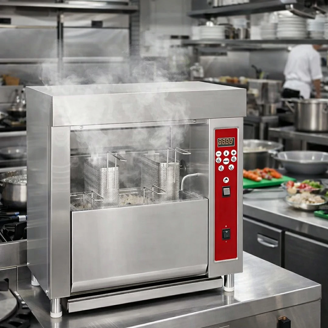 Cuiseur à Pâtes Électrique à Poser en Inox 18/10