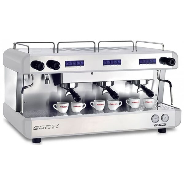 Machine à café professionnelle traditionnelle électrique CONTI CC100 Standard 3 groupes triphasée – Image 3