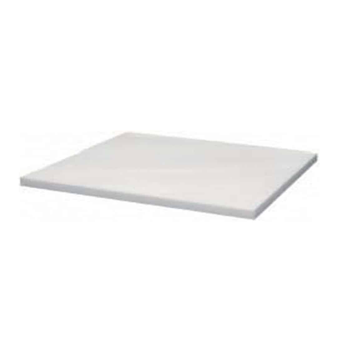 Plaque de découpe cuisine polyéthylène, blanc, épaisseur 25mm , profondeur 700 mm