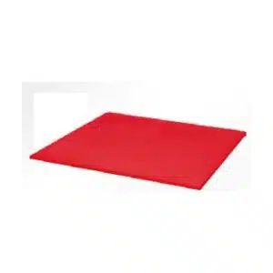 PLAQUE DE DÉCOUPE POLY de couleur rouge, 600 x 700 mm