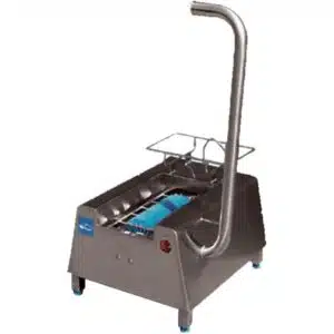 Lave-botte électrique , inox AISI 304 , L 560 x P 650 x H 1100 mm