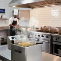 Cuiseur à pâtes professionnel électrique en acier inoxydable 3400 W