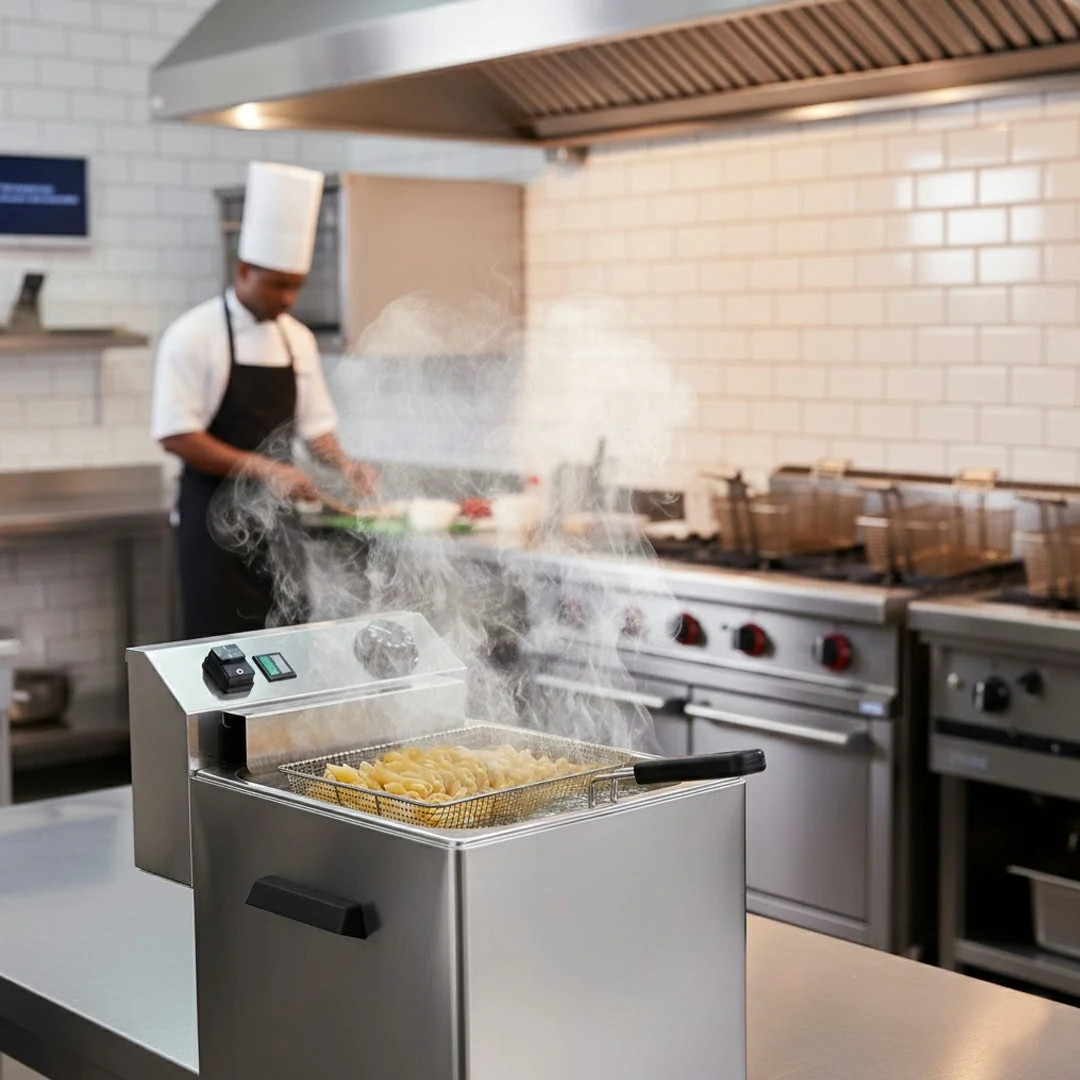 Cuiseur à pâtes professionnel électrique en acier inoxydable 3400 W