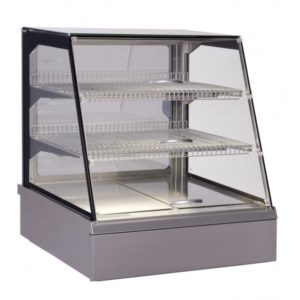 Vitrine de présentation, Inox, VITRINE MAP self hot, L 746 x P 717 x H 845 mm