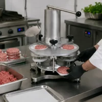 Formeuse à steak haché en aluminium modèle RS 100