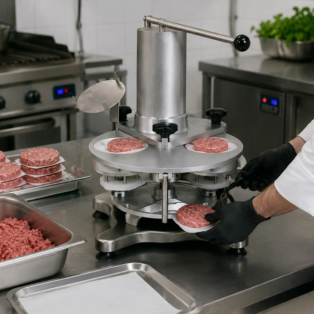 Formeuse à steak haché en aluminium modèle RS 100