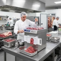 Hachoir professionnel réfrigéré triphasé CLASSIQUE sans portionneur