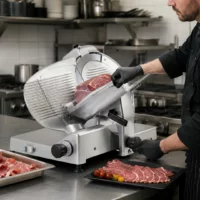 Trancheur à pignon en aluminium anodisé modèle SP 350