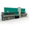 Vitrine d'agencement pour rotisserie, meuble chauffant bain marie sec – Image 3