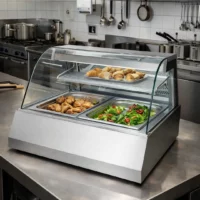 Vitrine de présentation en inox modèle MAP COLD 750