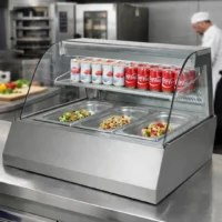 Vitrine réfrigérée professionnelle inox MAPCOLD1080