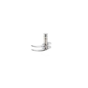 Couteau inox cranté 2 lames pour cutters de table R 8