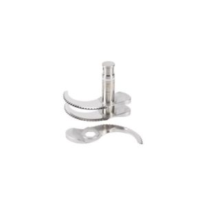 Couteau inox cranté 3 lames pour cutter vertical modèle R 23