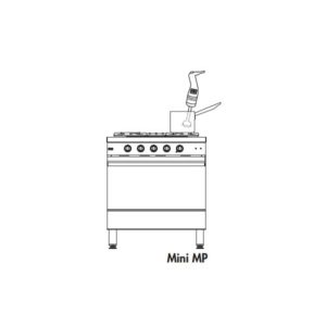 Mixer plongeant, mini MP 190 V.V., Longueur totale avec tube : 470 mm, Ø 78 mm