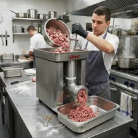 Hachoir professionnel grand débit double coupe modèle MAINCA 98