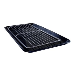 Grille inox pour plateaux (Type 30 049 200), L 400 x P 200 x H 15 mm