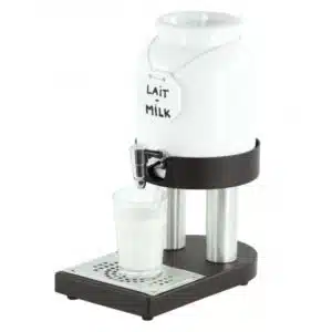 Distributeur de lait froid en porcelaine 4L, L 190 x P 320 x H 420 mm