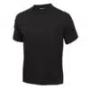 Tee-shirt noir, 100 % coton, taille : Large - Extra Large