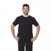 Tee-shirt unisexe noir, 100% coton