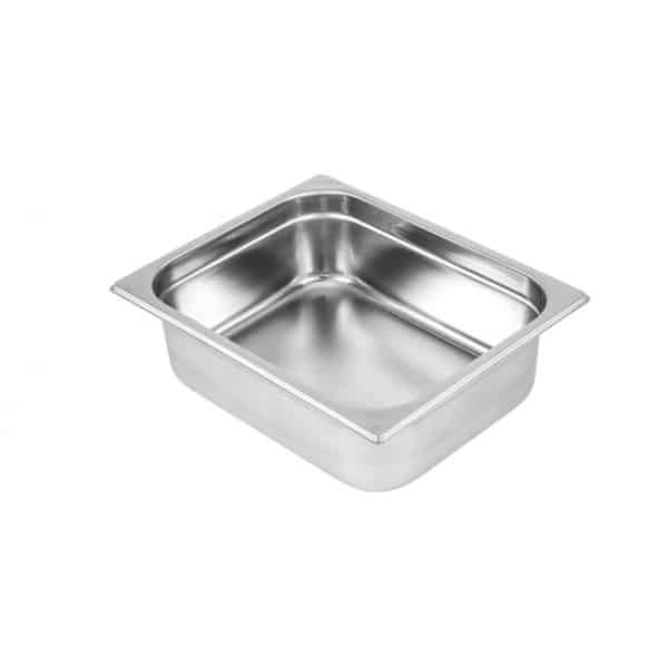 Bac gastronorme GN1/2 en inox AISI 304, 4.7 litres
