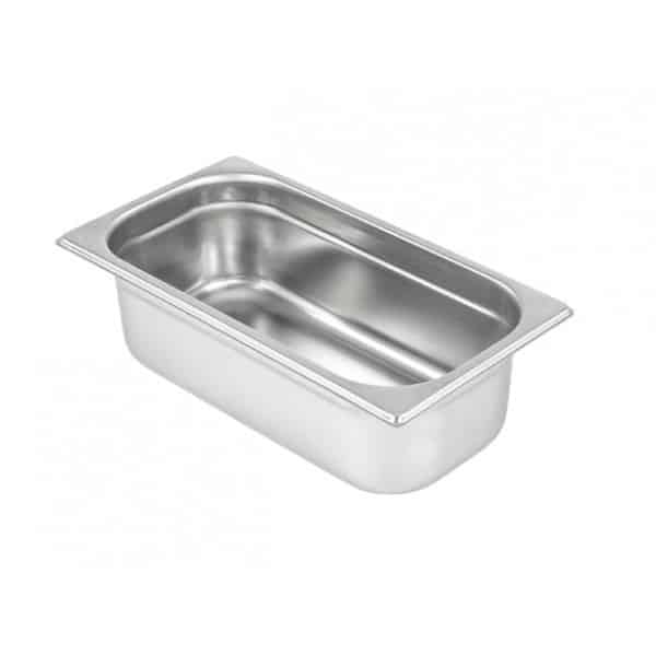 Bac gastronorme GN1/3 en Inox AISI 304, 2.9 litres