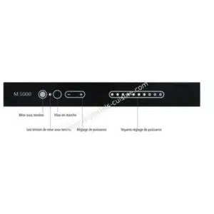 Induction EASYFIT 1 feu sous vitro existante, monophasé générateur déporté, avec bandeau de commande, puissance 5000 W