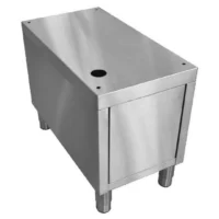 Soubassement fermé inox pour induction