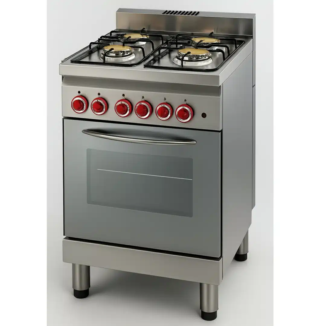 Fourneau Gaz 4 Feux sur Four