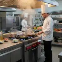 Fourneau Gaz sur Four Professionnel