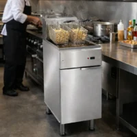 Friteuse Électrique Professionnelle 22L avec Résistances Fixes