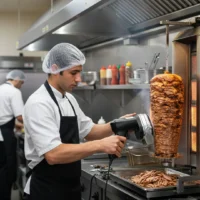 Scie à Kebab électrique circulaire diamètre de lame 100 mm