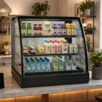 Vitrine de présentation en inox modèle MAP self cold 3