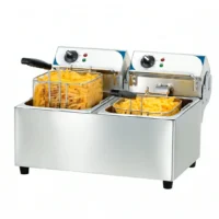 friteuse électrique double cuve