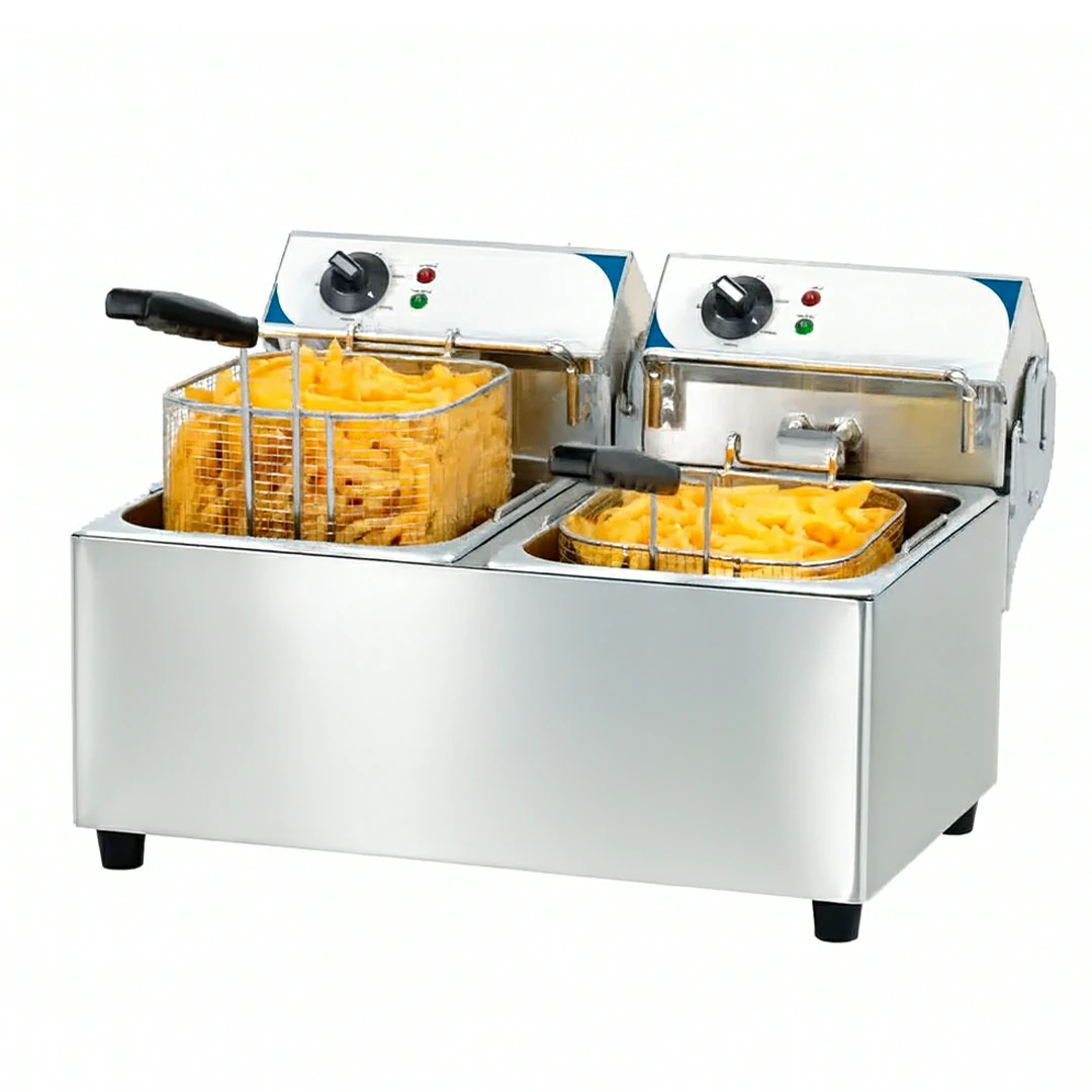 friteuse électrique double cuve